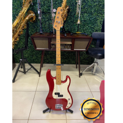 Baixo Artwood 4 Cordas Vermelho - Seminovo