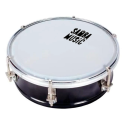 TAMBORIM PHX SAMBA MUSIC 6" ALUMINIO PRETO - TBA 55 BK