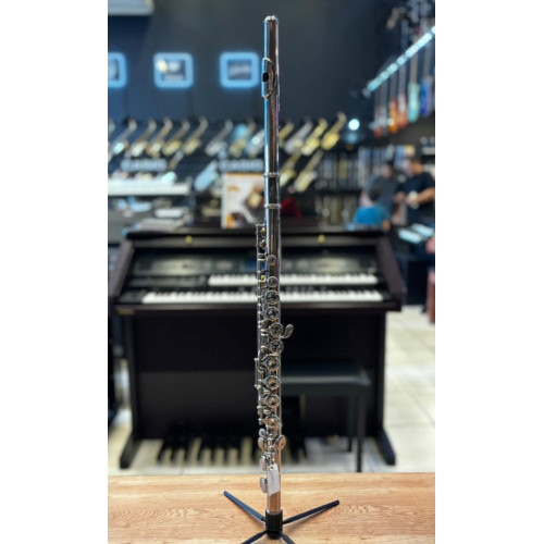 FLAUTA TRANSVERSAL ZELMER EM DÓ NIQUELADA 