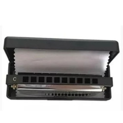 GAITA DIATONICA HARMONICA ZELMER 20 VOZES EM DÓ - METAL - 1137 