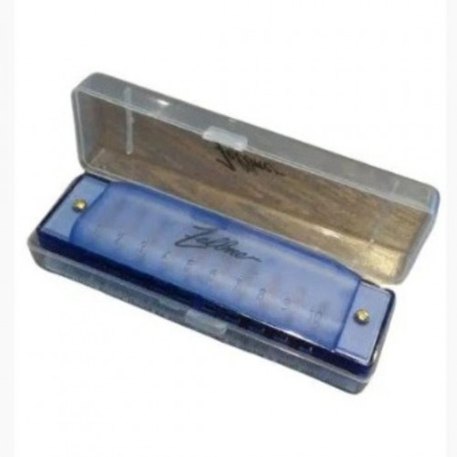 GAITA DIATONICA HARMONICA ZELMER 20 VOZES EM DÓ - ABS AZUL - 1139