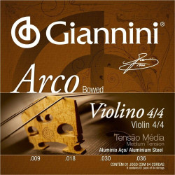 ENCORDOAMENTO GIANNINI VIOLINO 4/4 - GEAVVA