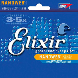 ENCORDOAMENTO ELIXIR GUIT 011 MEDIUM - 3217