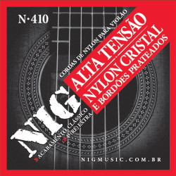 ENCORDOAMENTO NIG VIOLAO NYLON TENSAO ALTA N410