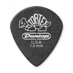 PALHETA DUNLOP TORTEX JAZZ 1MM PRETA