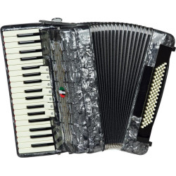 ACORDEON CADENZA CD80/37 BK 80 BAIXOS 11216