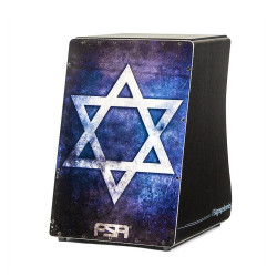 CAJON FSA GOSPEL FG1507 ESTRELA DAVID ELÉTRO-ACÚSTICO