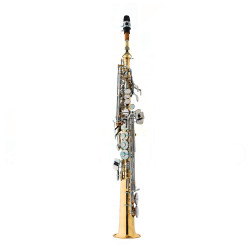 SAXOFONE SOPRANO EAGLE SP502LN BB LAQ/CHAV NIQ