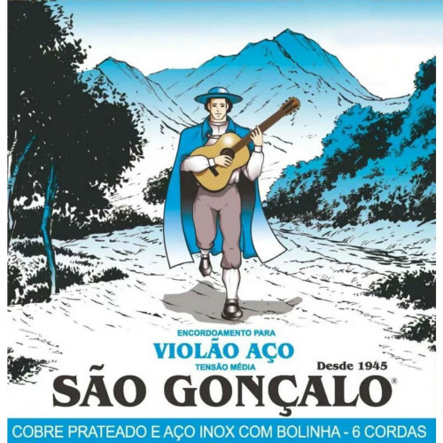 ENCORDOAMENTO SAO GONCALO VIOLAO ACO 011 - 125