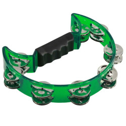 PANDEIRO MEIA LUA POLICARBONATO CRISTAL VERDE IZZO