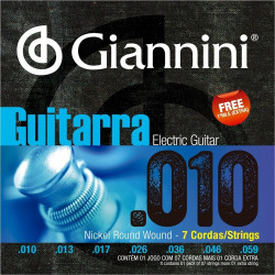 ENCORDOAMENTO GIANNINI GUITARRA 7C 010 - GEEGST710