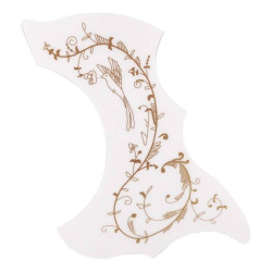 ESCUDO RONSANI VIOLAO VINTAGE FLORAL BRANCO - 1124