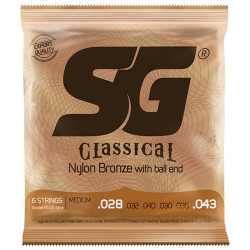 ENCORDOAMENTO SG CLASSICAL BRONZE VIOLAO NY - 5280
