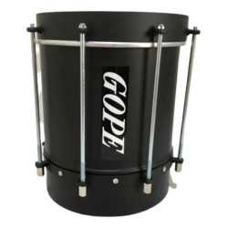 CUICA GOPE ALUM 25X8\" PRETO - BAL2508CP