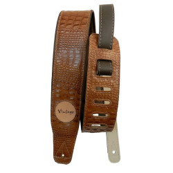 CORREIA BASSO VT SL 58 CROCODILE MARROM