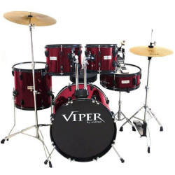 BATERIA X-PRO VIPER 20\" VINHO - VIPER120