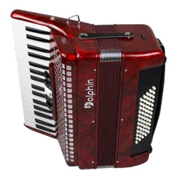 ACORDEON DOLPHIN 60 BAIXOS VERMELHO