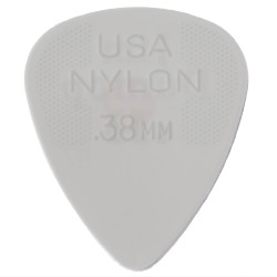 PALHETA DUNLOP NYLON O.38MM - BRANCA
