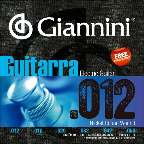 ENCORDOAMENTO GIANNINI GUITARRA 012 - GEEGST12