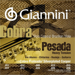 ENCORDOAMENTO GIANNINI VIOLA COBRA PESADA - GESVP