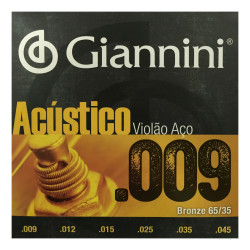 ENCORDOAMENTO GIANNINI VIOLAO ACO 009 - GESWAL