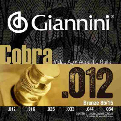 ENCORDOAMENTO GIANNINI VIOLAO ACO COBRA 012 - GEEF