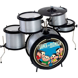 BATERIA INFANTIL LUEN POP TURMA DA MONICA PRATA