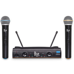 MICROFONE DYLAN DW602 DUPLO S/ FIO