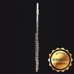 FLAUTA TRANSVERSAL KNIGHT ENC16 PRATA - SEMINOVO