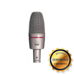 MICROFONE AKG C3000B CONDENSADOR - SEMINOVO