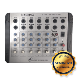 MESA LL AUDIO NANOMIX 6 CANAIS NA602R - SEMINOVO