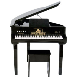 PIANO DE CAUDA MUSICALLE KIDS PRETO