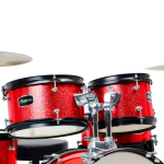 Bateria Premium Dx45j Junior Vermelha
