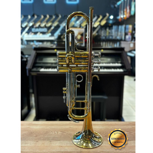 Trompete Quasar Qtr304l Bb Laq/niq - Seminovo