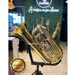 Tuba Quasar 4/4 4 Pistos Laq Frontal - Seminovo