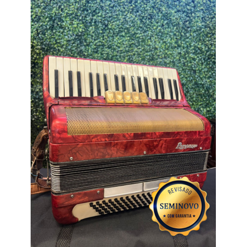 Acordeon Rampazo 80bx Vermelha - Seminova 