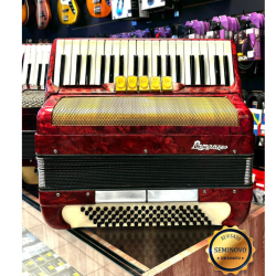 Acordeon Rampazo 80bx Vermelha - Seminova 