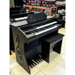 Orgao Musicalle Ms70 C/ Clave Preto Fosco Orgao Musicalle Ms70 C/ Clave Preto Fosco