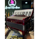 Acordeon Scandalli 80bx Vermelho - Seminovo