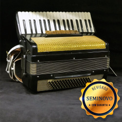 ACORDEON SCANDALLI 565/71 ITALIA 80BX PRETO - SEMINOVO