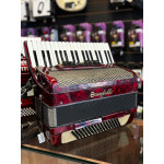 Acordeon Scandalli 80bx Vermelho - Seminovo