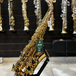SAXOFONE ALTO SEBASTIAN EB GOLDBRASS CHAVES DOURADAS SSA-AX818QSN - 2029