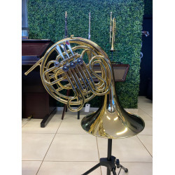 Trompa Sebastian  Dupla Afinação Sib/fá 4 Rotores Laqueado C/detalhes em Alpaca - Sta-10ln