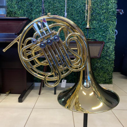 Trompa Sebastian  Dupla Afinação Sib/fá 4 Rotores Laqueado C/detalhes em Alpaca - Sta-10ln