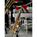 Saxofone Tenor Sebastian em Bb Corpo Prata C/chave Gold Plated em Ouro 24k - Sst-05sg