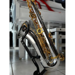 Saxofone Tenor Sebastian em Bb Corpo Prata C/chave Gold Plated em Ouro 24k - Sst-05sg