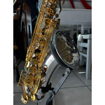 Saxofone Tenor Sebastian em Bb Corpo Prata C/chave Gold Plated em Ouro 24k - Sst-05sg