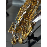 Saxofone Tenor Sebastian em Bb Corpo Prata C/chave Gold Plated em Ouro 24k - Sst-05sg