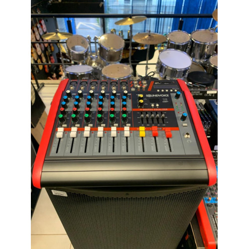 Mesa Soundvoice Amplificada Ma-630x C/efeitos Equalizador