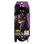 Cabo Santo Angelo Microfone Ninja - 10ft - 3,5mts, P-10 / Xlr-f Hg B